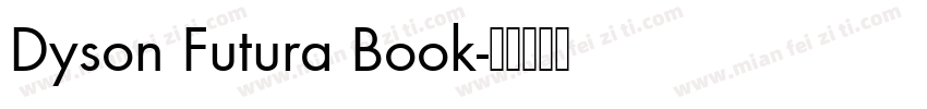 Dyson Futura Book字体转换